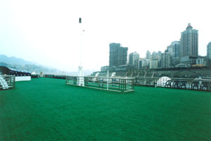 凯蒂号游轮甲板