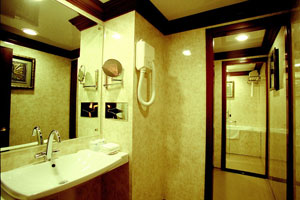 长江一号游轮套房卫生间