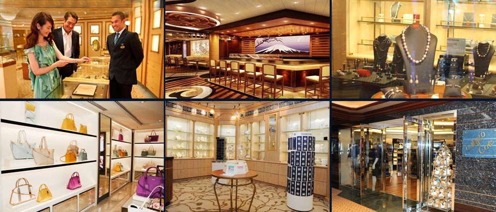 鉆石公主號郵輪免稅購物