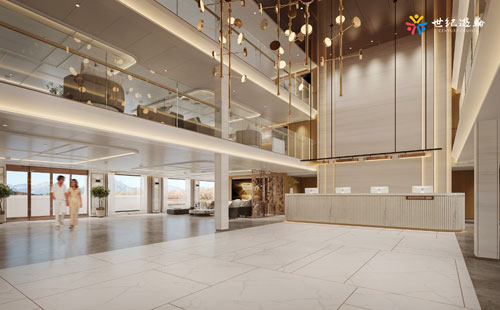 世纪远航中央大堂