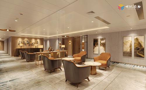 世纪远航行政楼层休息区