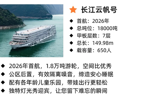 三峡游轮长江云帆介绍01