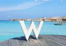 馬爾代夫【W(wǎng)寧?kù)o島】7天5晚自由行<2晚沙屋別墅+2晚水屋別墅+早晚餐>