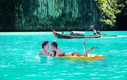 泰國普吉島+斯米蘭+珊瑚島7天5晚游<川航+全程0自費+全程海邊泳池酒店>