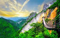 [2-8純玩團(tuán)]重慶周邊武陵山大裂谷-816地下核工程1日游<0購物|含索道+講解|主城范圍上門接>