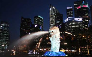 新加坡鱼尾狮公园