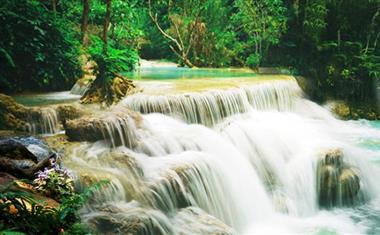 老挝-光西瀑布